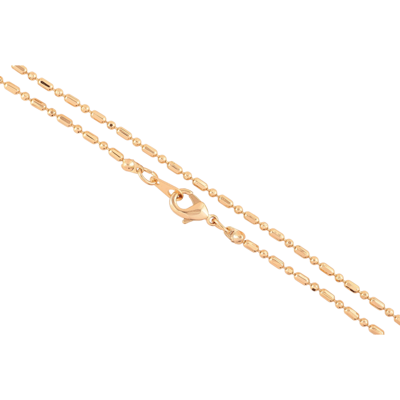 Ланцюжок Xuping Позолота 18K «Плетіння Перлина» довжина 45см х 1.5мм фото №1