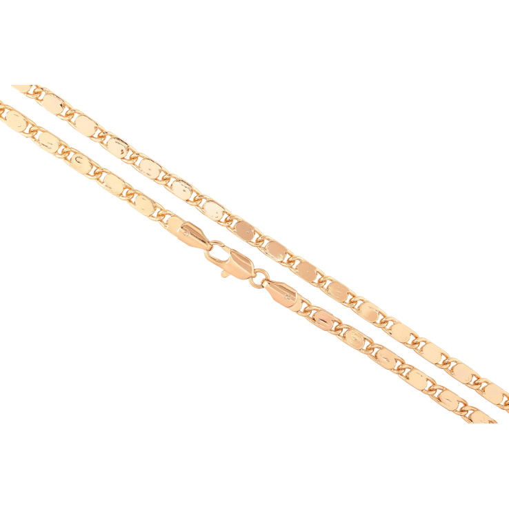 Ланцюжок Xuping Позолота 18K «Плетіння Морський ланцюг» довжина 55см х 4мм фото №21