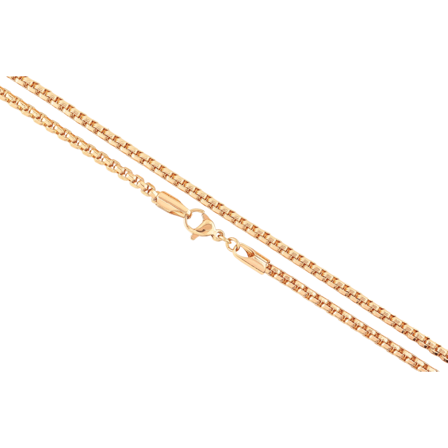 Ланцюжок Xuping Позолота 18K «Плетіння Венеціанське» довжина 45см х 2.5мм фото №1