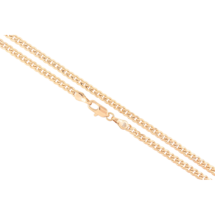 Ланцюжок Xuping Позолота 18K «Плетіння Панцирне» довжина 44см х 3мм фото №3