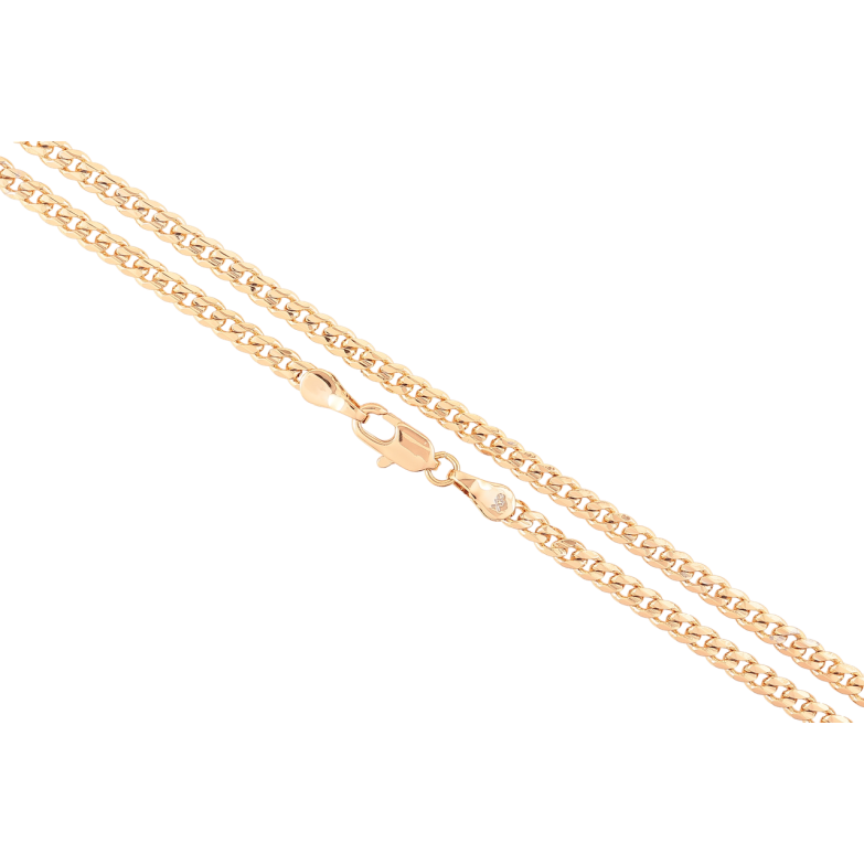 Ланцюжок Xuping Позолота 18K «Плетіння Панцирне» довжина 44см х 3мм фото №1