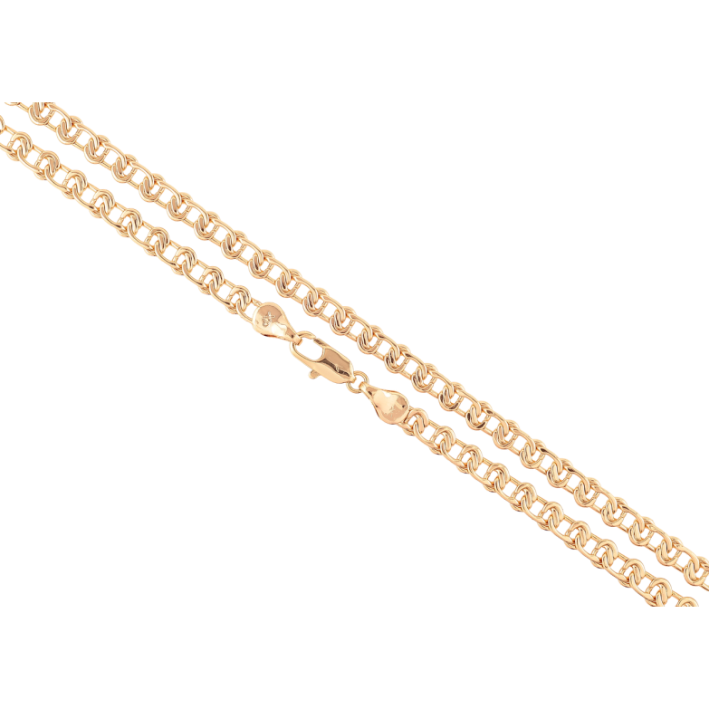 Цепочка Xuping Позолота 18K Плетение Узелок длинна 44см х 5мм фото №1