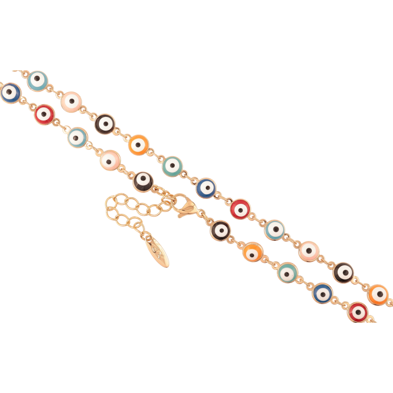 Ланцюжок Xuping Позолота 18K «Оберіг «Око Фатіми» довжина 46-51см х 2-5мм фото №1