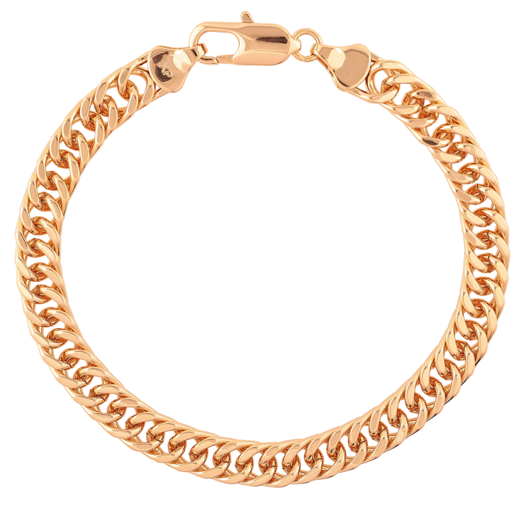 Браслет Xuping Позолота 18K «Ланцюжок плетіння Кобра» довжина 20см х 7мм фото №22