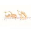 Сережки Xuping Позолота 18K англійський замок «Декоративні петельки» фото №2