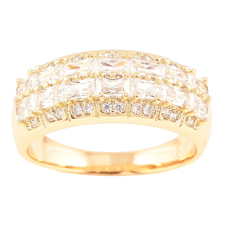 Каблучка Xuping Позолота 18K «Інкрустація цирконієм» фото №3