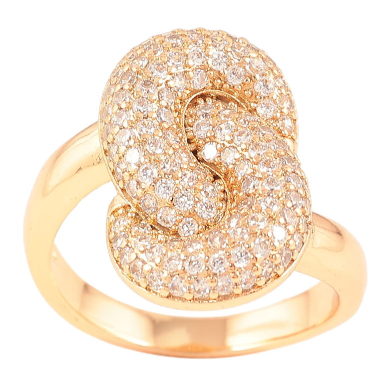 Каблучка Xuping Позолота 18K «Інкрустація цирконієм» фото №8