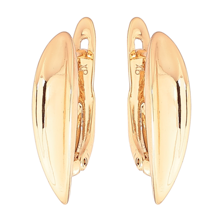 Серьги Xuping Позолота 18K английский замок Лепестки фото №23