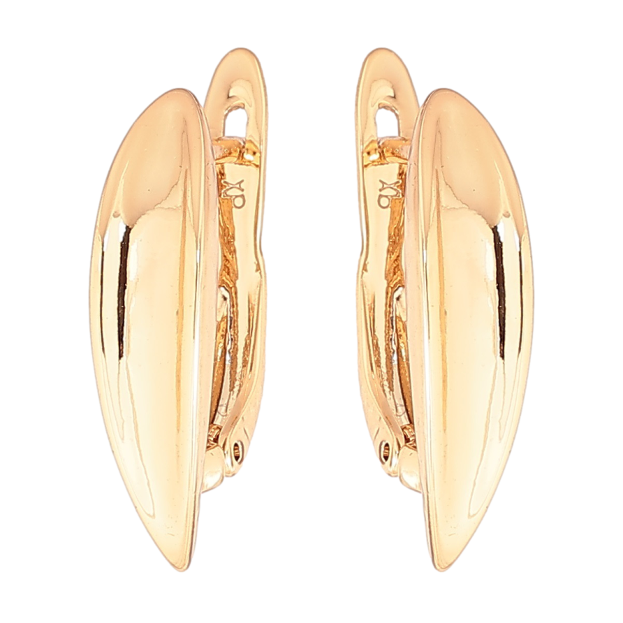 Сережки Xuping Позолота 18K англійський замок «Пелюстки» фото №1