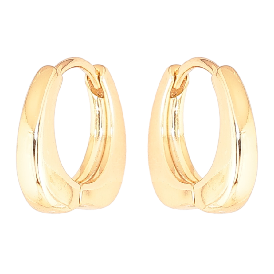 Сережки Xuping Позолота 18K колечка «Фігурні» фото №1