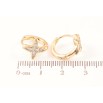 Серьги Xuping Позолота 18K колечки Звезды с цирконием фото №2