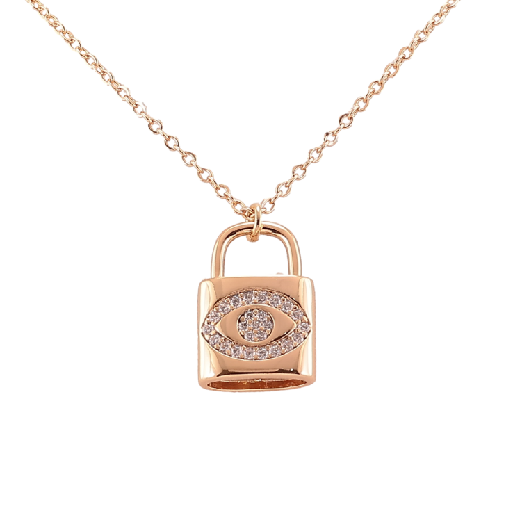 Підвіска на ланцюжку Xuping Позолота 18K «Замок з візерунком цирконієм» довжина 42-46см х 1.5мм фото №19