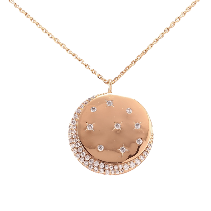 Підвіска на ланцюжку Xuping Позолота 18K «Зоряне небо» довжина 41-46см х 1мм фото №15