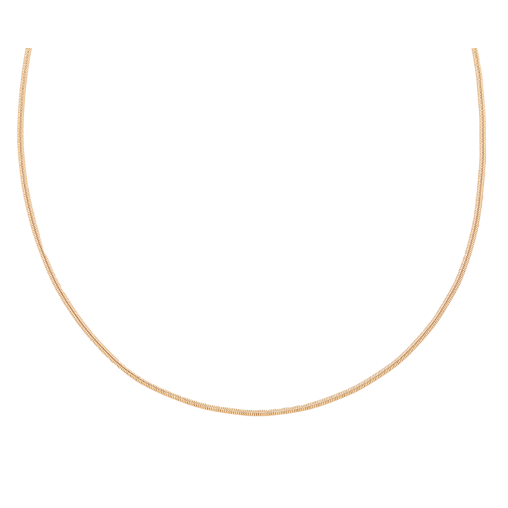 Намисто Xuping Позолота 18K Жорсткий Ювелірний шнур» довжина 44см х 1мм фото №25