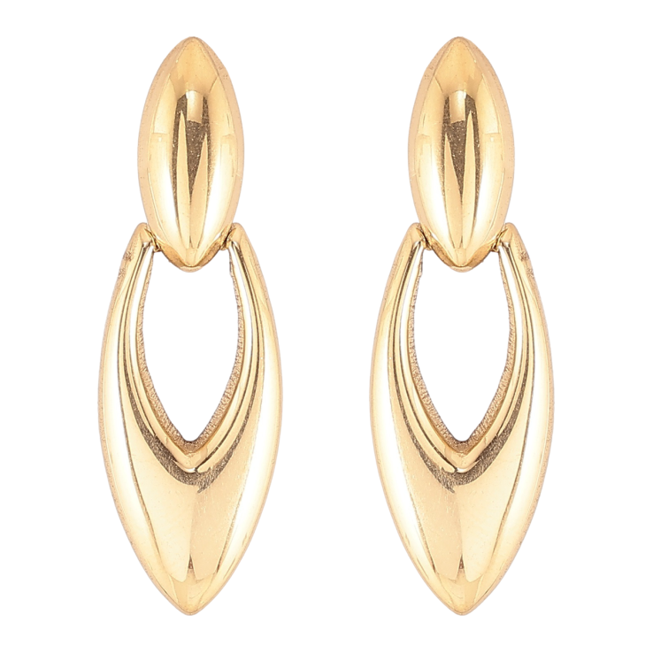 Сережки Xuping TTM Stainless Steel колір 14К пусети «Декоративні підвіски» фото №5