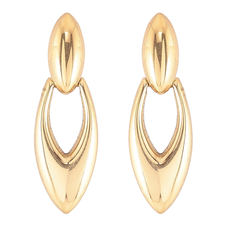 Сережки Xuping TTM Stainless Steel колір 14К пусети «Декоративні підвіски» фото №4