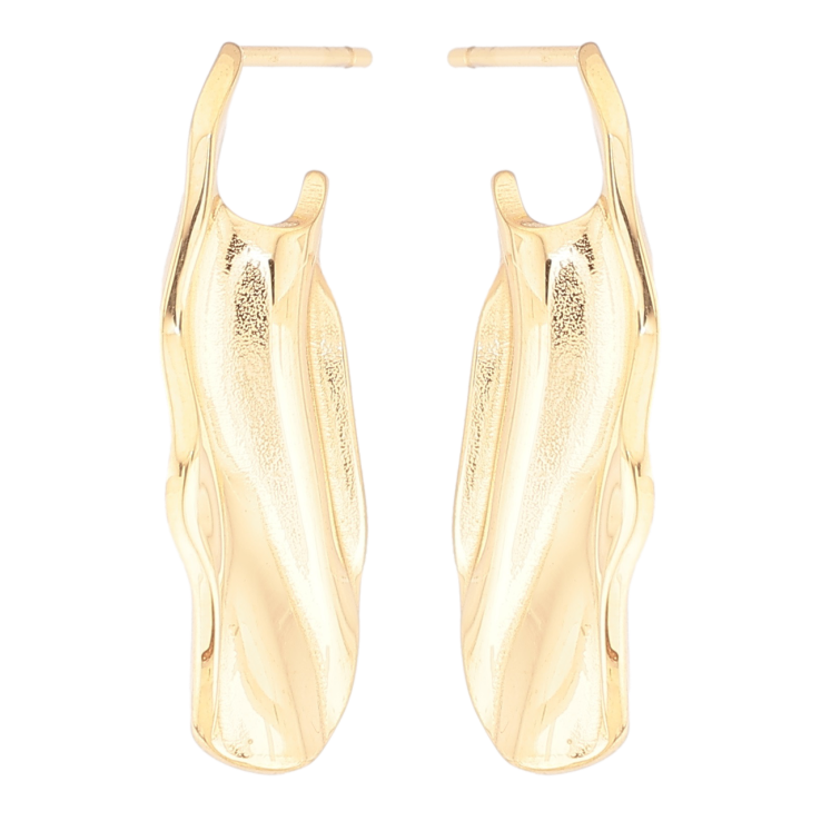 Сережки Xuping TTM Stainless Steel колір 14К пусети «Декоративні» фото №2