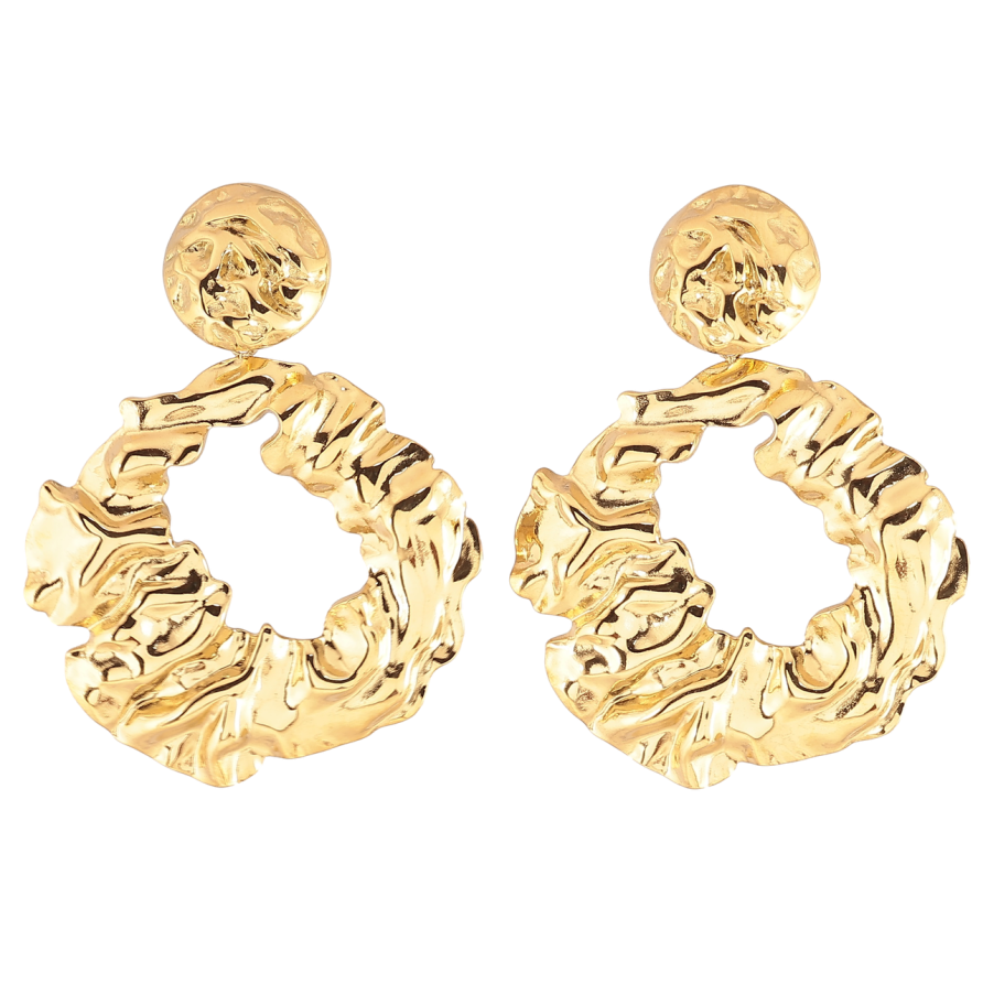 Сережки Xuping TTM Stainless Steel колір 14К пусети «Декоративні підвіски» фото №1