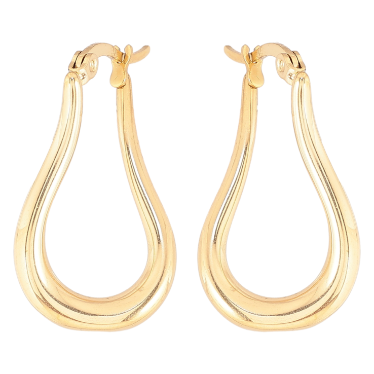 Серьги Xuping TTM Stainless Steel цвет 14К замок-булавка Фигурные фото №19