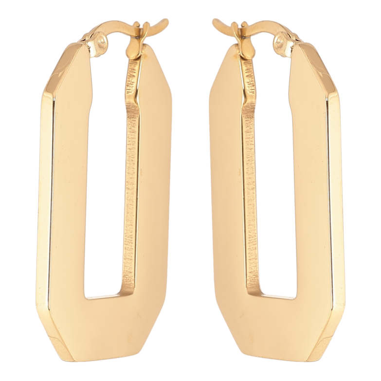 Серьги Xuping TTM Stainless Steel цвет 14К замок-булавка Фигурные фото №1