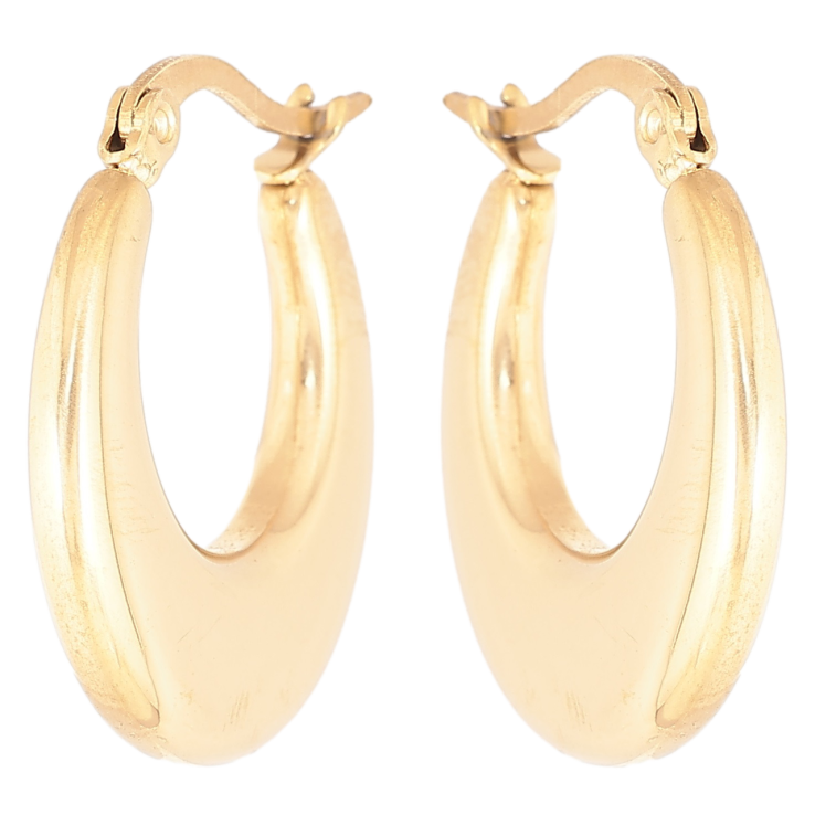 Серьги Xuping TTM Stainless Steel цвет 14К замок-булавка Декоративные кольца фото №21