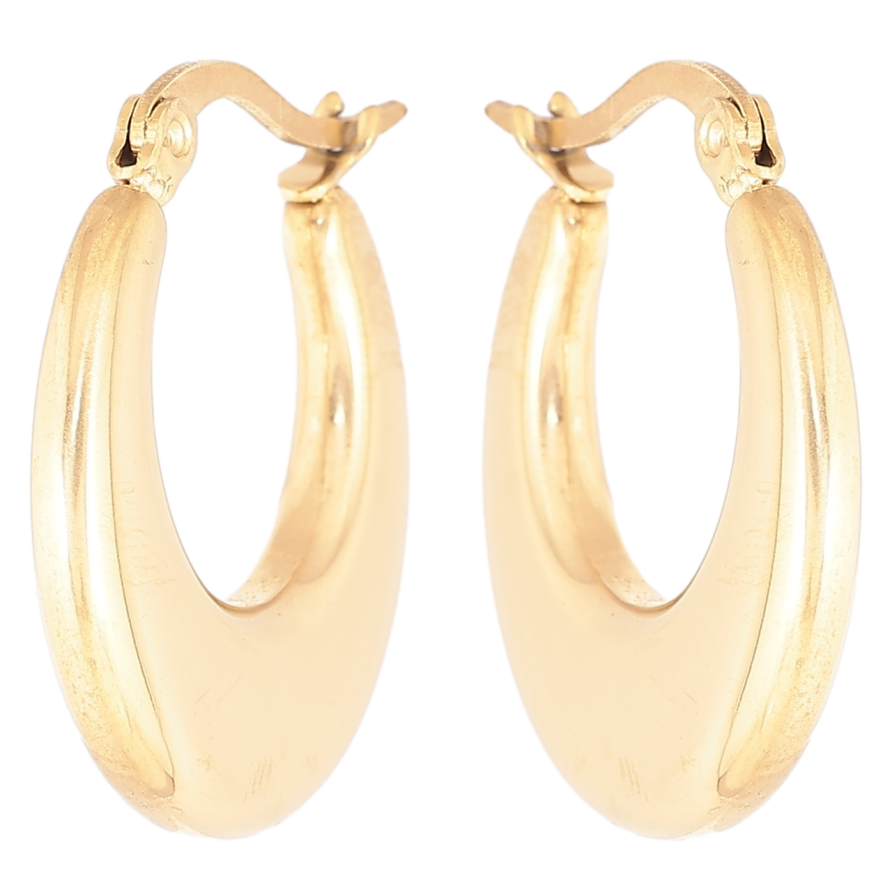 Серьги Xuping TTM Stainless Steel цвет 14К замок-булавка Декоративные кольца фото №1