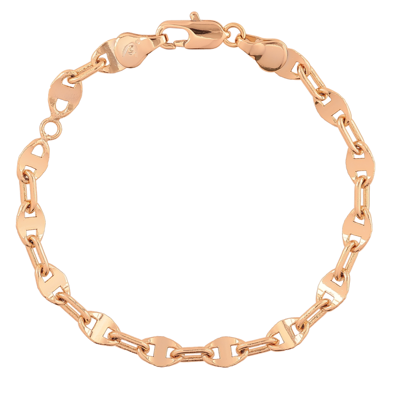 Браслет Xuping Позолота 18K «Ланцюжок «Морський ланцюг» довжина 16.5см х 5мм фото №1