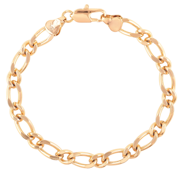 Браслет Xuping Позолота 18K Цепочка плетение Фантазийное длинна 18.5см х 6мм фото №21