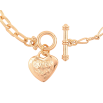 Браслет Xuping Позолота 18K Цепочка с подвеской сердечко длинна 18.5см х 4мм фото №2
