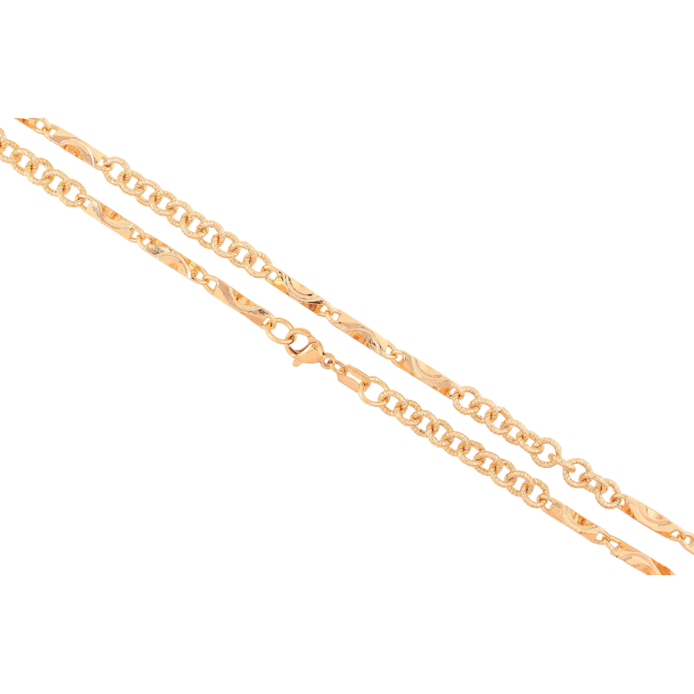 Цепочка Xuping M&L Цвет 18К Плетение Фантазийное длина 46см х 4мм фото №1