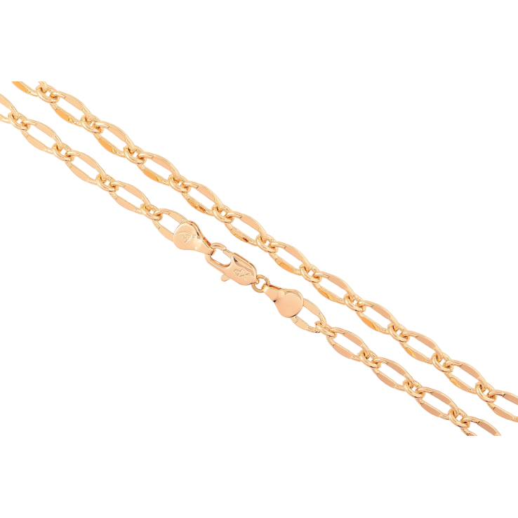 Ланцюжок Xuping M&L Колір 18К «Плетіння Фантазійне» довжина 49см х 5.5мм фото №18