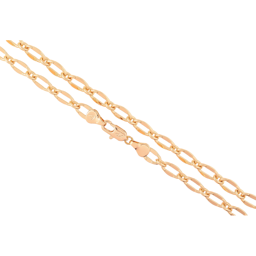 Цепочка Xuping M&L Цвет 18К Плетение Фантазийное длина 49см х 5.5мм фото №1