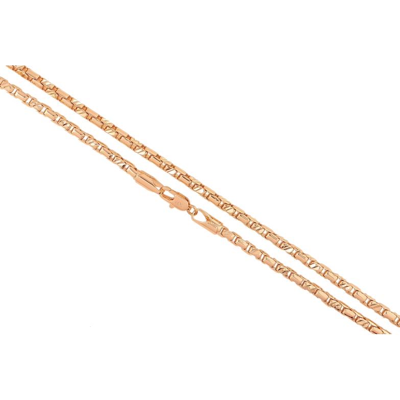 Цепочка Xuping M&L Цвет 18К Плетение Венецианское с узором длина 45см х 3мм фото №1