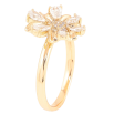Кольцо Xuping Позолота 18K Кристальный цветок фото №2