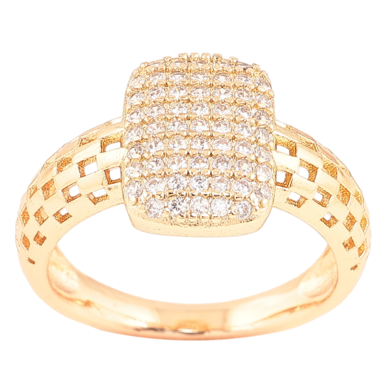 Каблучка Xuping Позолота 18K «Інкрустація цирконієм» фото №1