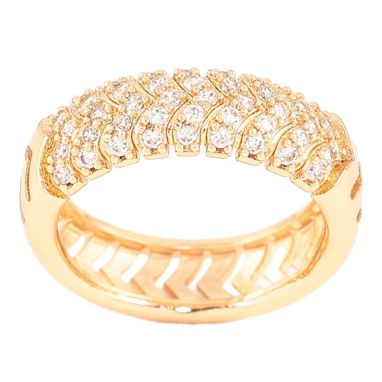 Кольцо Xuping Позолота 18K Инкрустация цирконием фото №1