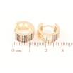 Серьги Xuping M&L Цвет 18K колечки Инкрустация разноцветным цирконием фото №2