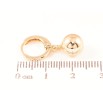 Сережки Xuping M&L Колір 18K підвіски на колечках «Кульки» ø 8мм фото №2