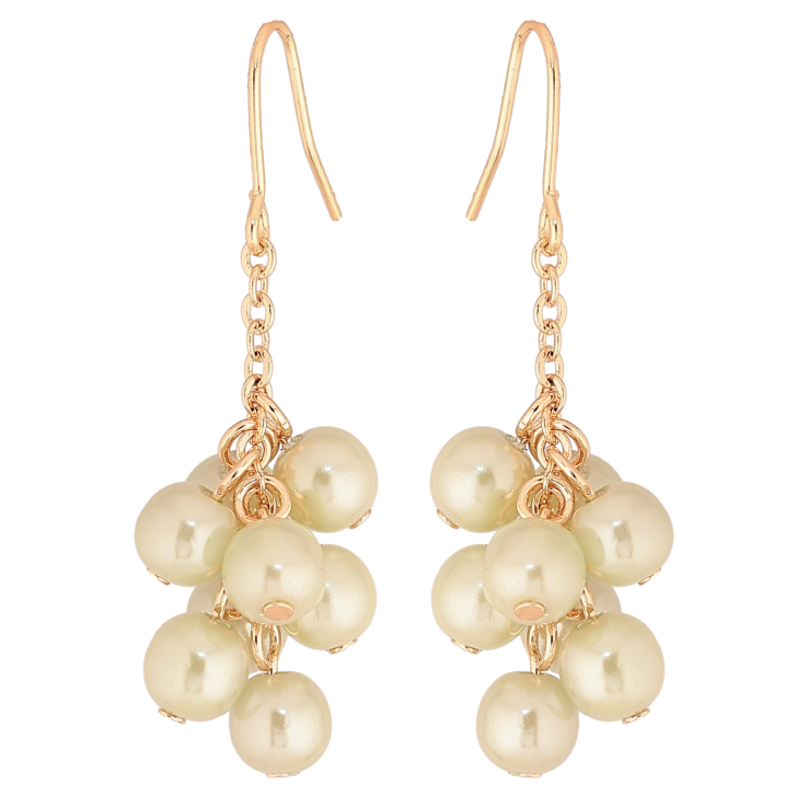 Сережки Xuping M&L Колір 18K французький замок «Грона м'ятних намистин» фото №12