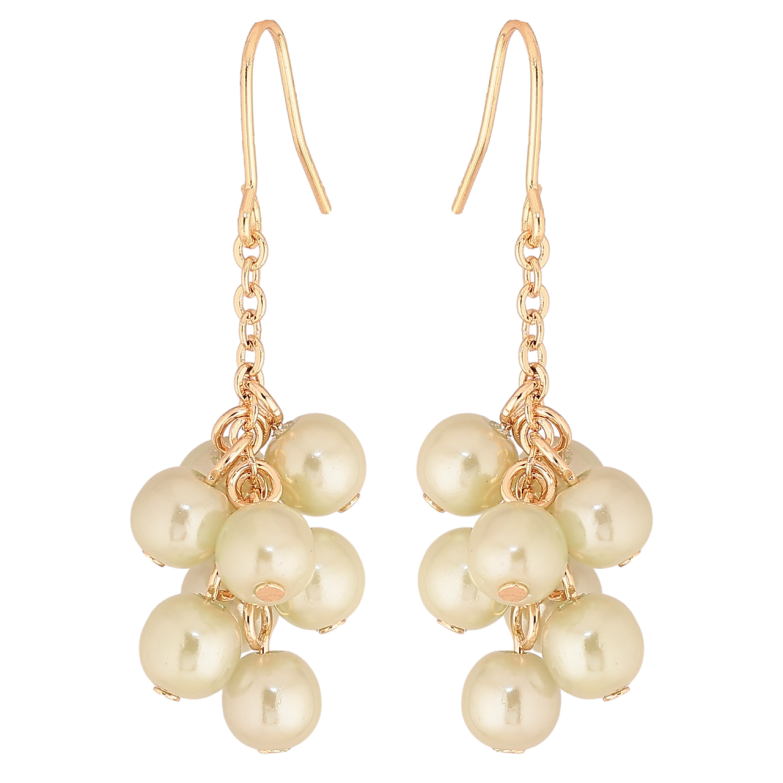 Сережки Xuping M&L Колір 18K французький замок «Грона м'ятних намистин» фото №1