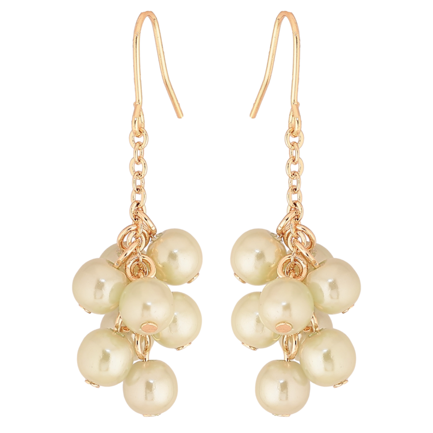 Сережки Xuping M&L Колір 18K французький замок «Грона м'ятних намистин» фото №1