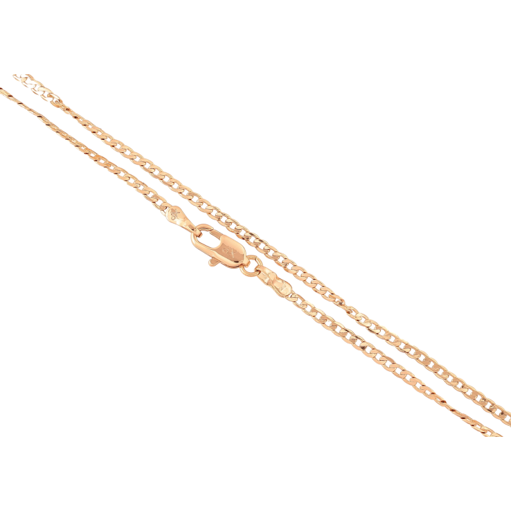 Ланцюжок Xuping Позолота 18K «Плетіння Панцирне перекручене» довжина 39см х 2мм фото №16