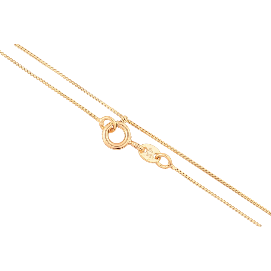 Ланцюжок Xuping Позолота 18K «Плетіння Венеціанське» довжина 45см х 0.5мм фото №1