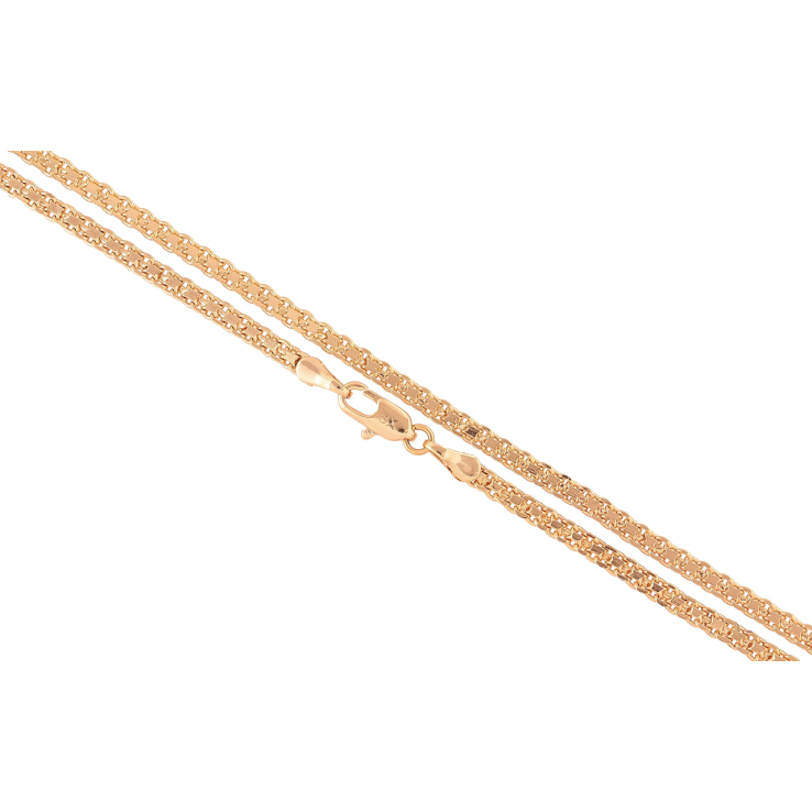Ланцюжок Xuping Позолота 18K «Плетіння Італійський Бісмарк» довжина 43см х 3мм фото №12