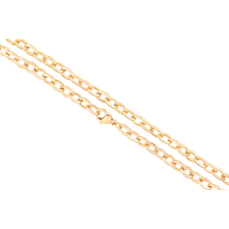 Ланцюжок Xuping Позолота 18K «Плетіння Якірне» довжина 44см х 5мм фото №1