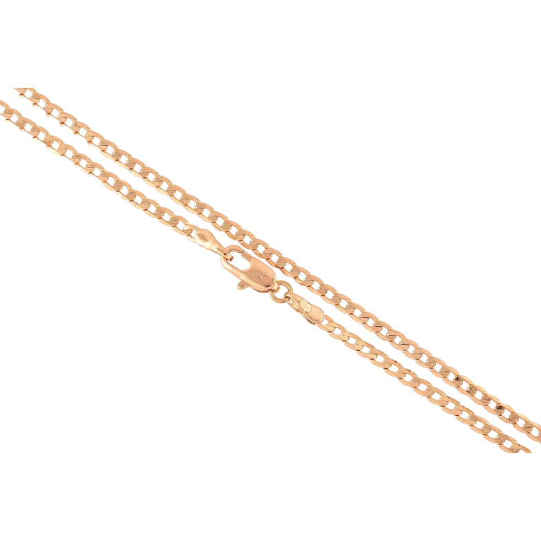 Цепочка Xuping Позолота 18K Плетение Панцирное перекрученное длинна 44см х 2мм фото №1