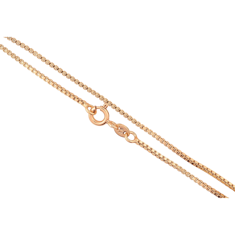 Цепочка Xuping Позолота 18K Плетение Венецианское длинна 49см х 1мм фото №1