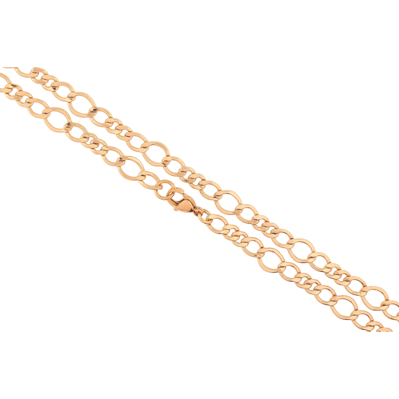 Цепочка Xuping Позолота 18K Плетение Фигаро длинна 45см х 4-7мм фото №13