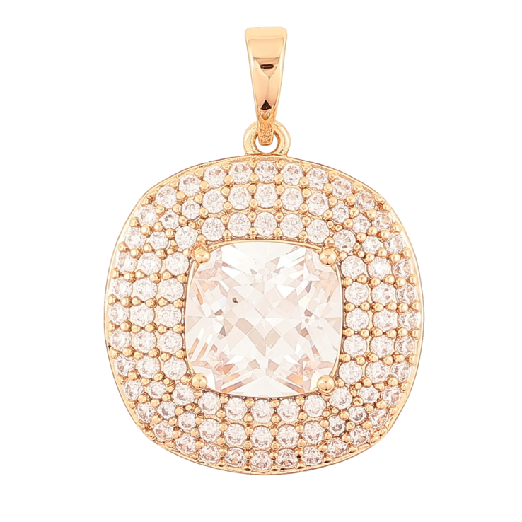 Кулон Xuping Позолота 18K «Інкрустація цирконієм з фіанітом» для ланцюжка до 6мм фото №8