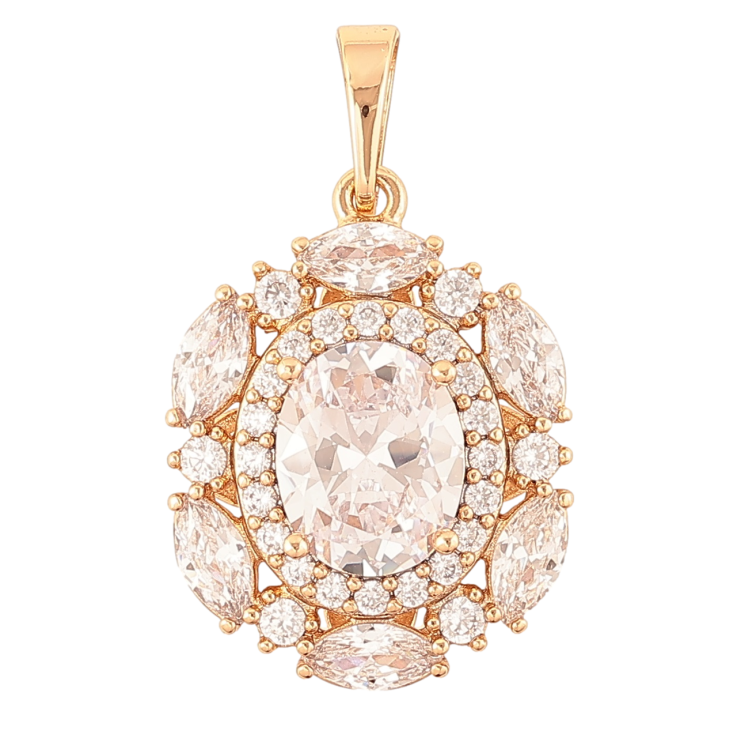 Кулон Xuping Позолота 18K «Інкрустація цирконієм» для ланцюжка до 5мм фото №25